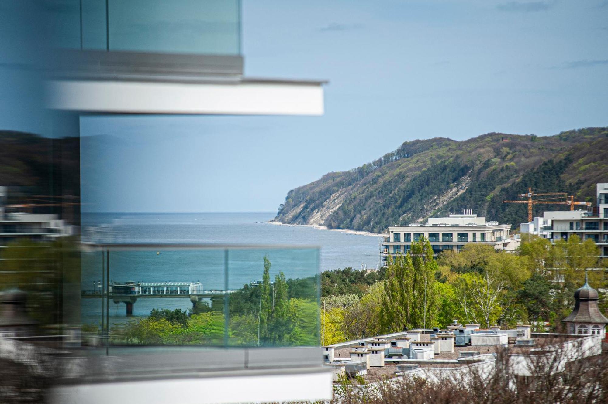 Wave Panorama 8Th Floor Sea View Apartment Miedzyzdroje Exterior foto