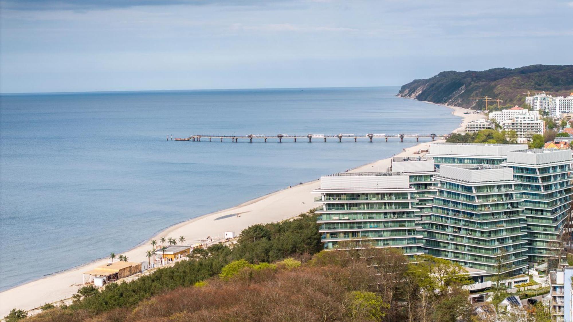 Wave Panorama 8Th Floor Sea View Apartment Miedzyzdroje Exterior foto