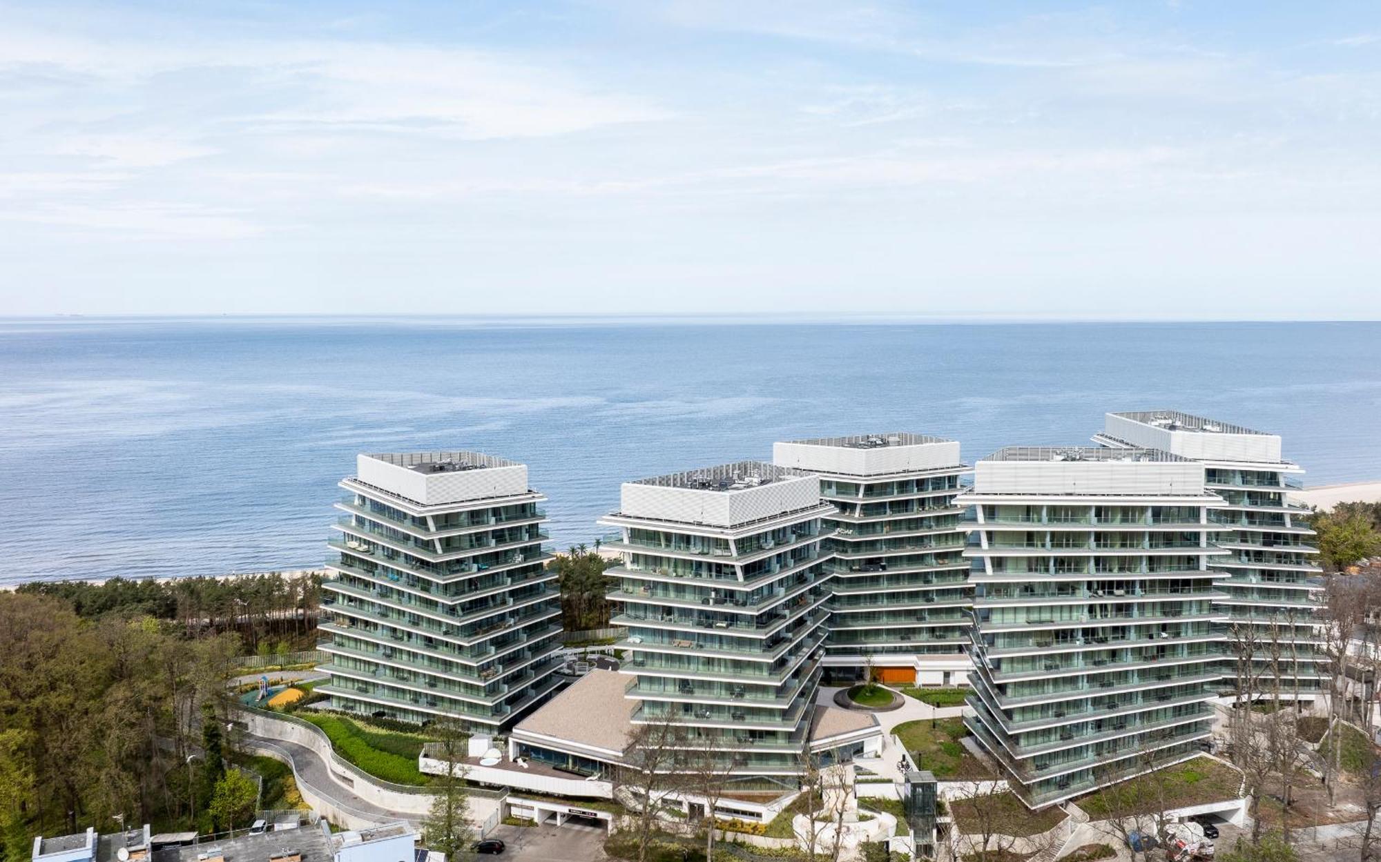Wave Panorama 8Th Floor Sea View Apartment Miedzyzdroje Exterior foto