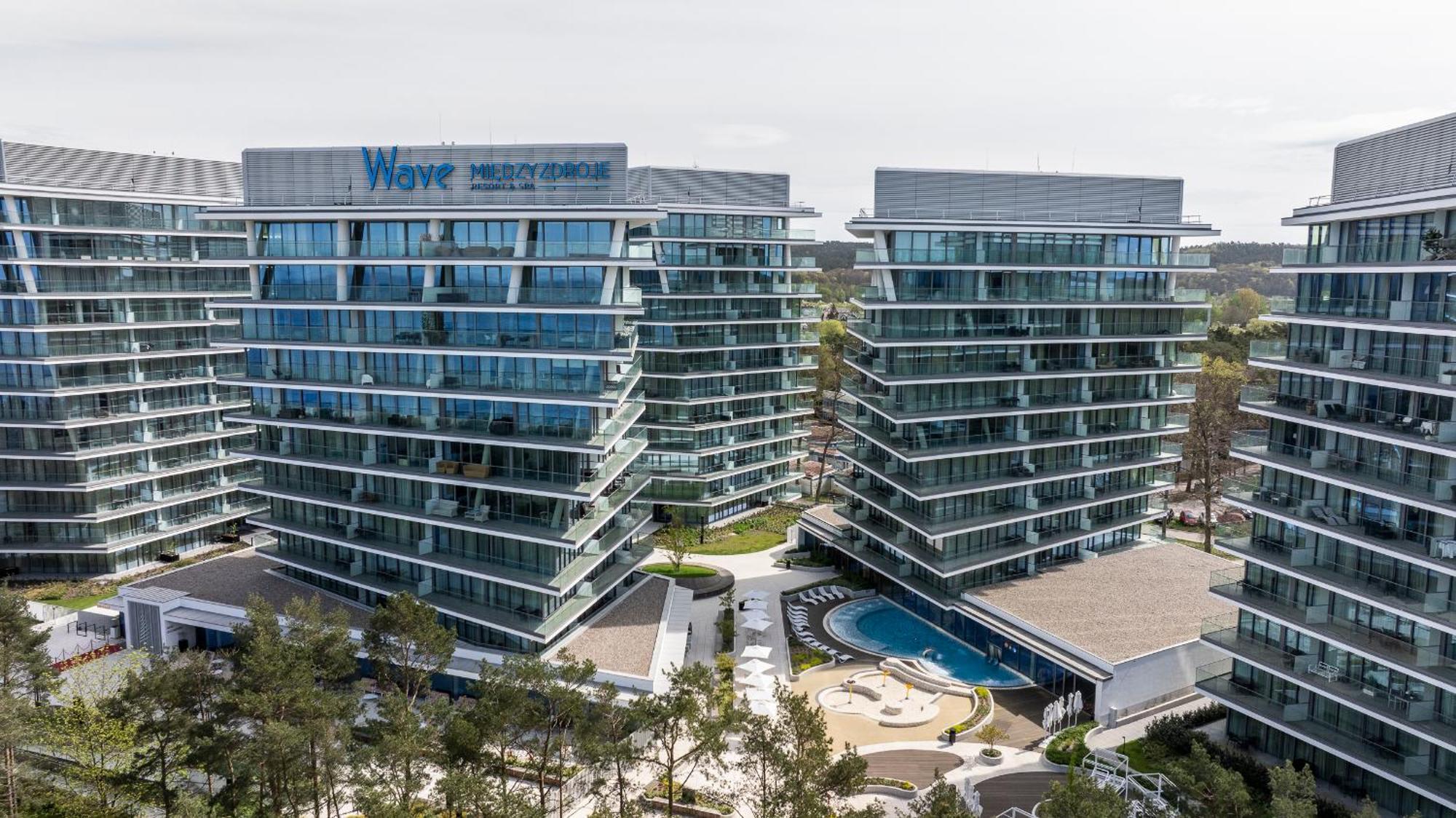 Wave Panorama 8Th Floor Sea View Apartment Miedzyzdroje Exterior foto